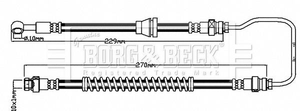 BORG & BECK Jarruletku BBH8134